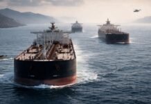 Irã volta a fechar o Estreito de Ormuz após EUA manterem bloqueio naval irã fecha o estreito de ormuz