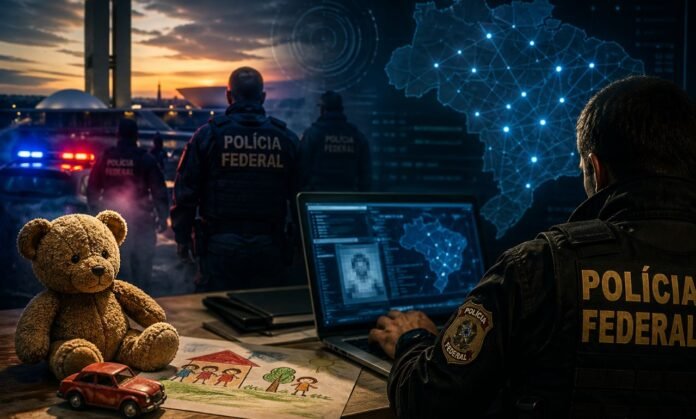 Operação da Polícia Federal contra exploração infantil no Brasil operação contra exploração sexual infantil