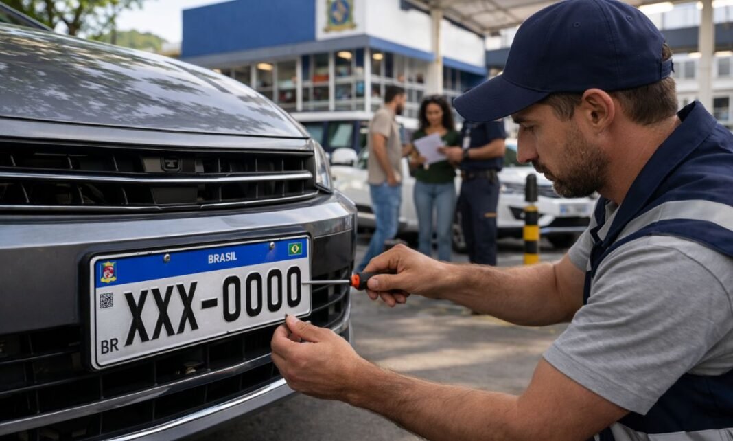 Comissão aprova retorno de cidade e estado nas placas de carros