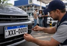 Comissão aprova retorno de cidade e estado nas placas de carros