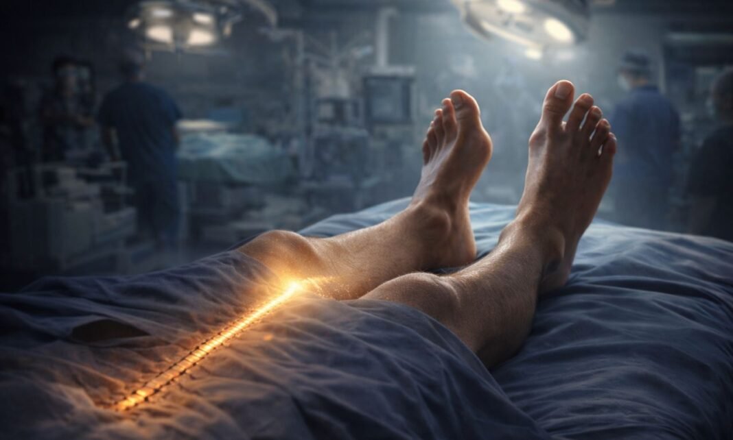 Brasileiro com lesão na medula volta a mexer os pés após polilaminina