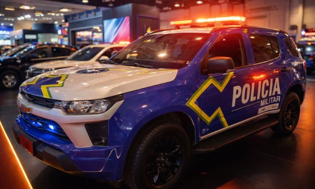 Viaturas blindadas de RO são expostas em feira internacional de segurança