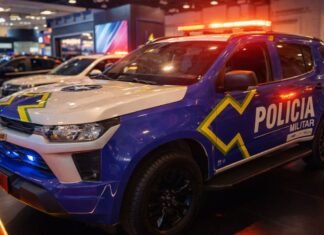 Viaturas blindadas de RO são expostas em feira internacional de segurança viaturas blindadas de rondônia