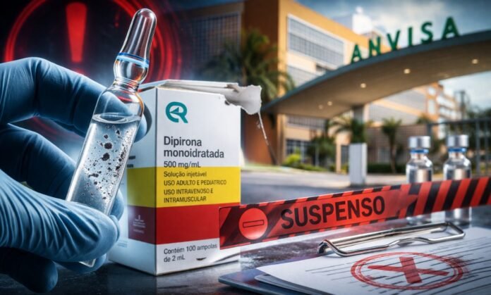 Dipirona suspensa pela Anvisa após risco de contaminação