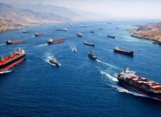 Estreito de Ormuz tem retomada intensa de navios após cessar-fogo Estreito de Ormuz com intensa movimentação de navios após trégua entre Estados Unidos e Irã