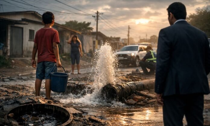 falta de água em Porto Velho afeta moradores com vazamento e problemas de esgoto
