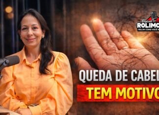 Saúde Capilares: Erros Comuns e Verdades Reveladas Flaviane Macedo no RolimCast falando sobre saúde capilar e queda de cabelo