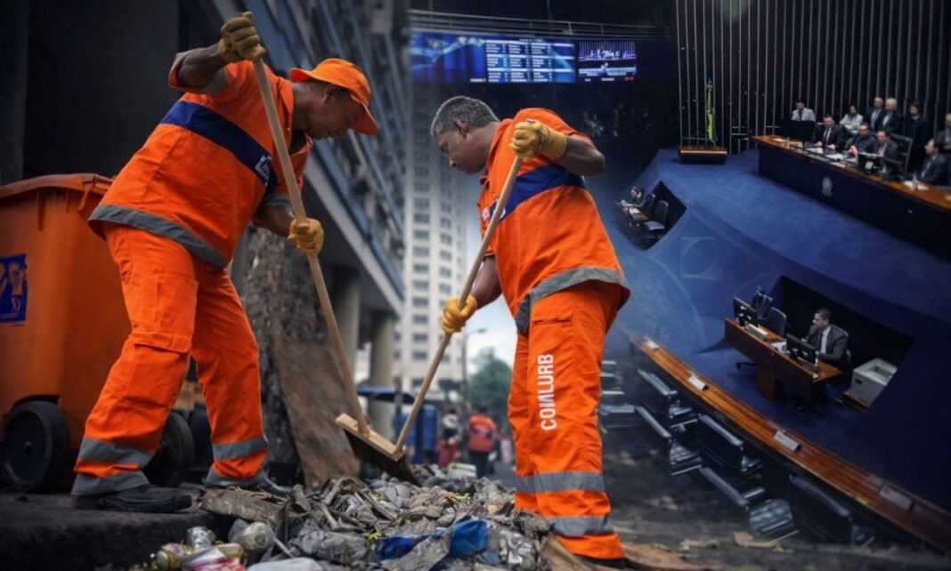 piso nacional dos garis avança no Senado