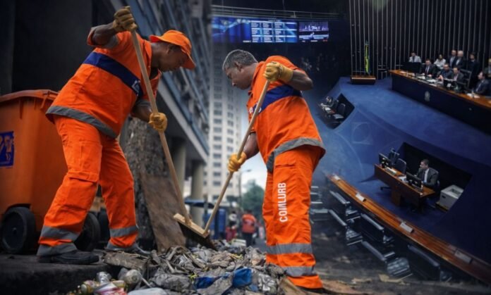 piso nacional dos garis avança no Senado