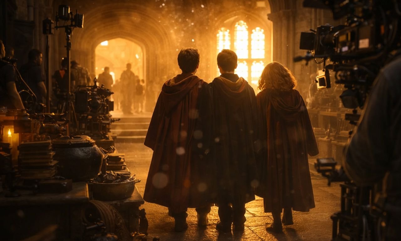 Série de Harry Potter mostra bastidores da nova adaptação da HBO em cenário inspirado em Hogwarts