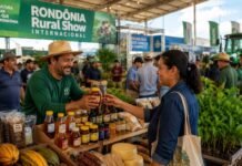 Agricultores na Rondônia Rural Show ganham destaque em Ji-Paraná Agricultores na Rondônia Rural Show apresentam produtos regionais em feira agropecuária em Ji-Paraná