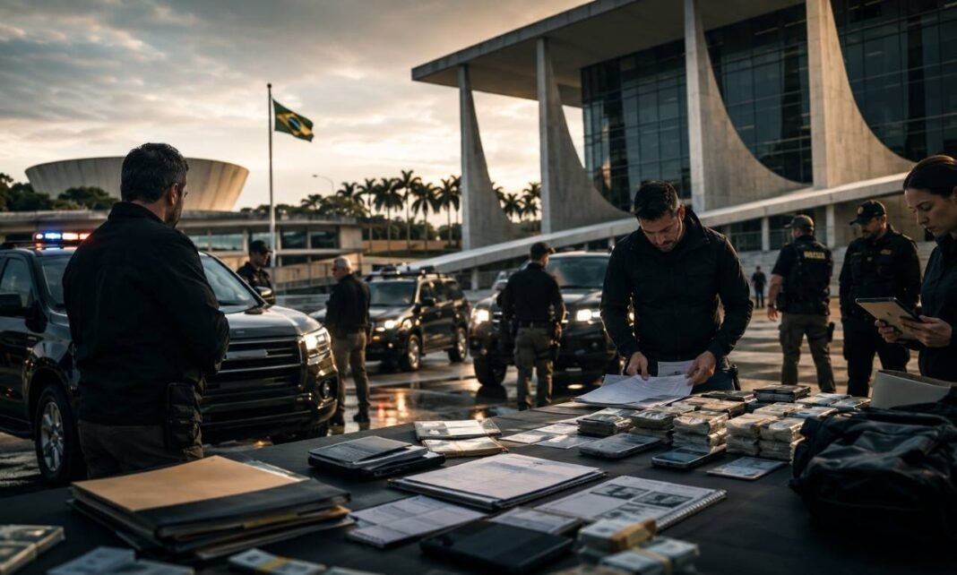 Brasil Contra o Crime Organizado com operação integrada de segurança pública e materiais investigativos