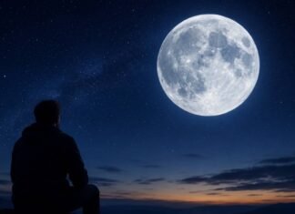 Fenômeno raro no céu marca o fim de semana com a chamada Lua Azul Lua Azul ilumina o céu noturno durante fenômeno astronômico raro