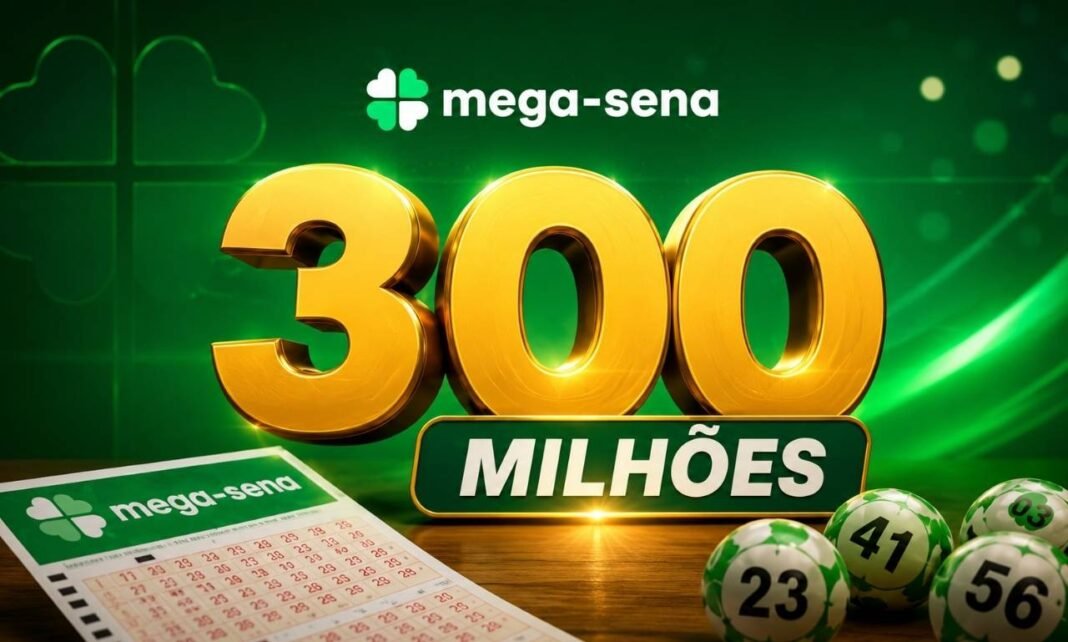 Sorteio especial da Mega-Sena pode pagar R$ 300 milhões sem acumular