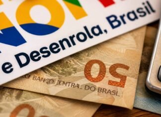 Governo lança novo Desenrola com descontos e uso do FGTS Novo Desenrola Brasil com cédulas de real, calculadora e material de renegociação de dívidas