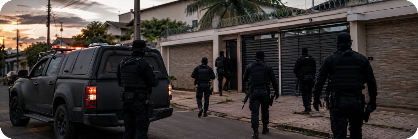 Operação do BOPE em Porto Velho contra suspeito ligado a facção do Pará em Rondônia