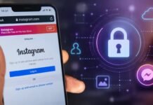 Mensagens do Instagram perdem camada avançada de privacidade Privacidade do Instagram em banner com smartphone aberto na plataforma e ícones de segurança digital ao fundo