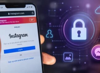 Mensagens do Instagram perdem camada avançada de privacidade Privacidade do Instagram em banner com smartphone aberto na plataforma e ícones de segurança digital ao fundo