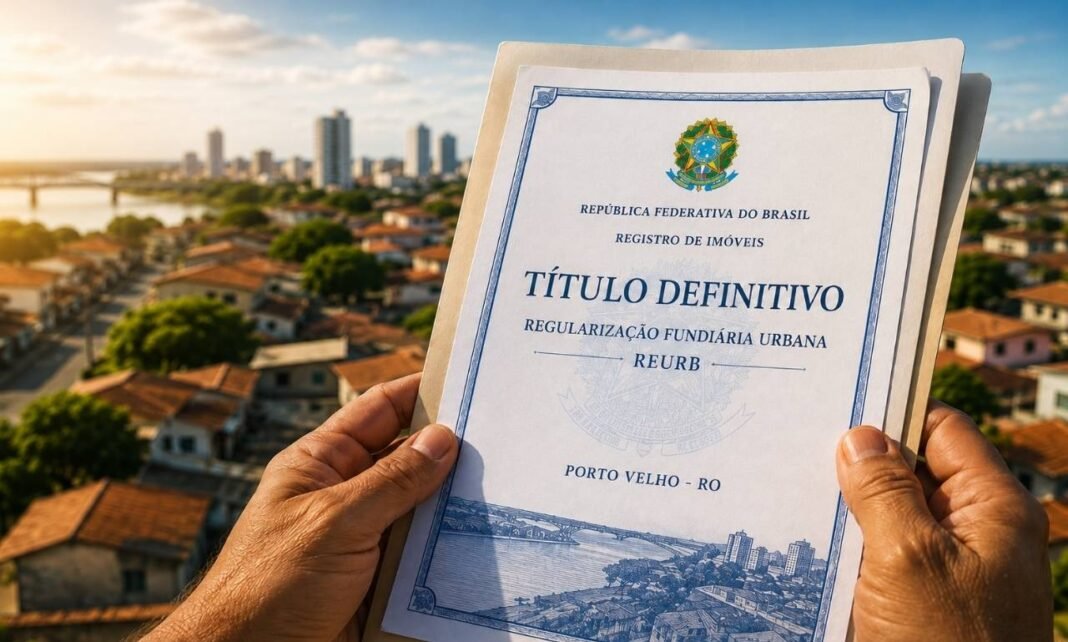 Regularização fundiária beneficia mais de 120 famílias em Porto Velho