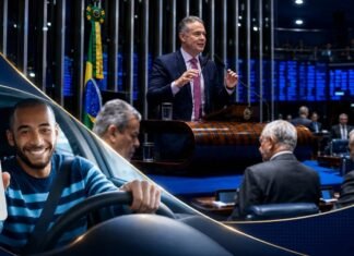 Senado aprova MP que facilita renovação da CNH para bons motoristas Renovação automática da CNH para bons condutores aprovada no Senado com motorista exibindo CNH digital no celular