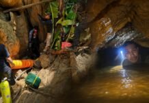 Resgate em caverna no Laos tenta alcançar sete pessoas presas resgate em caverna no laos