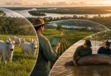 Ações federais miram sanidade, rastreabilidade e bioeconomia na Amazônia Agro sustentável na Amazônia com pecuária, rastreabilidade rural e manejo do pirarucu