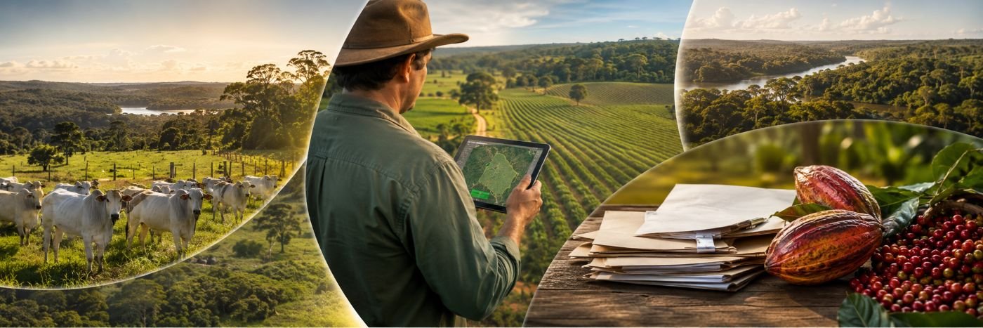 Produtor rural usa tablet para acompanhar rastreabilidade e boas práticas em área produtiva da Amazônia