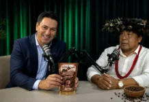Café especial produzido em aldeia indígena ganha destaque na Rondônia Rural Show Rafael Paitér Suruí participa do RuralCast sobre café da aldeia e produção indígena na Rondônia Rural Show 2026