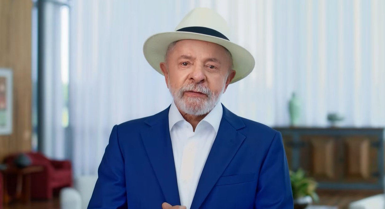 Lula durante pronunciamento sobre o Novo Desenrola Brasil, programa voltado à renegociação de dívidas