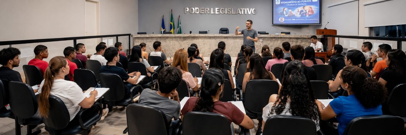 Moradores acompanham curso da Escola do Legislativo em comunidade atendida pelo Acelero Baixo Madeira