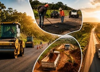 Manutenção nas rodovias de Rondônia avança na RO-490 e RO-470 Manutenção nas rodovias de Rondônia reforça tráfego, segurança viária e escoamento da produção na RO-490 e RO-470