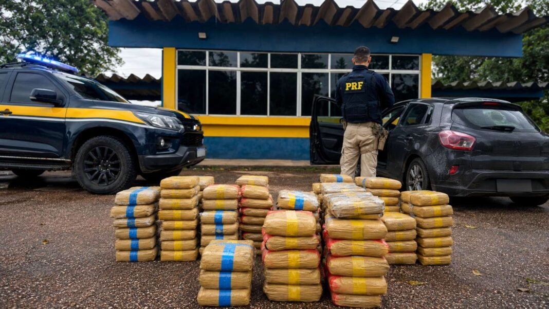 Skunk na BR-364: PRF apreende quase 175 kg após abordagem