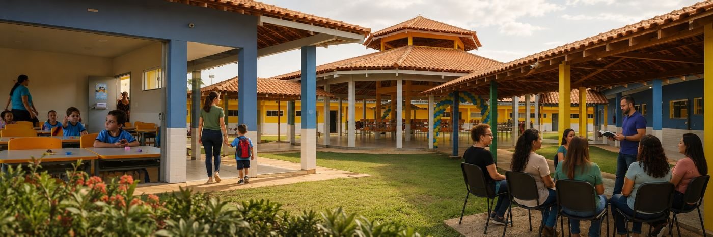 Escola municipal de Vilhena ilustra vagas temporárias abertas na educação em 2026