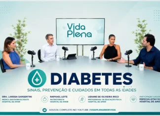 Vida Plena aborda diabetes, sinais de alerta, prevenção e cuidados Vida Plena aborda diabetes com especialistas do Hospital de Amor