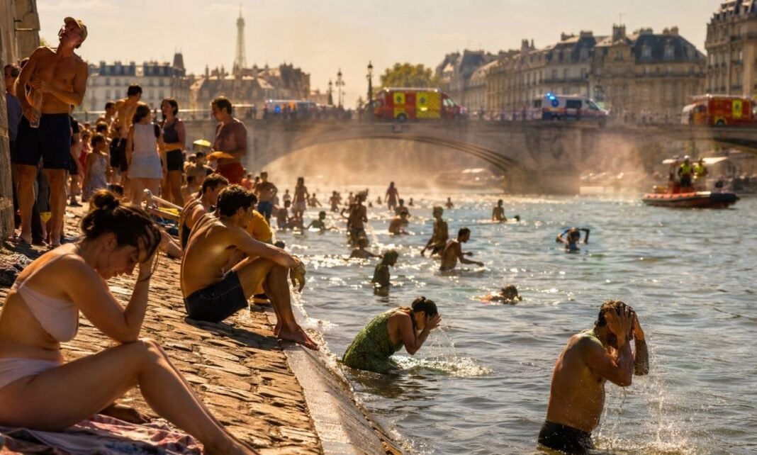 13 morrem afogados ao tentar escapar do calor extremo na França