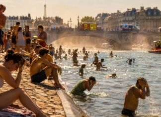 13 morrem afogados ao tentar escapar do calor extremo na França onda de calor na europa