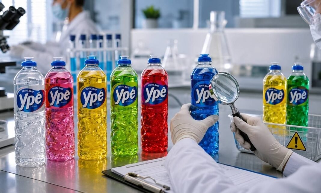 Produtos da Ypê passam por análise após decisão da Anvisa Produtos da Ypê em laboratório com análise de lote após liberação parcial da Anvisa