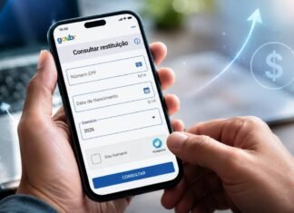 Restituição do Imposto de Renda terá consulta ao 2º lote nesta terça Pessoa consulta restituição do Imposto de Renda pelo celular no portal gov.br