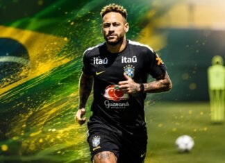Neymar volta ao gramado e avança recuperação na seleção brasileira neymar treina em campo