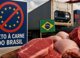 União Europeia confirma restrição à carne brasileira em setembro Veto à carne do Brasil pela União Europeia afeta exportações de produtos de origem animal