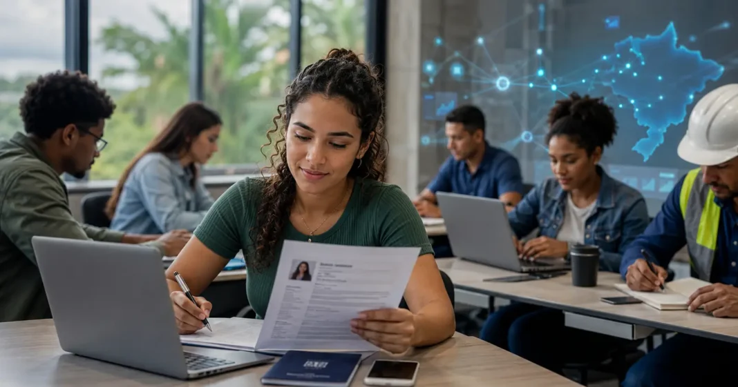 Emprego em Rondônia com jovens em qualificação profissional e uso de tecnologia
