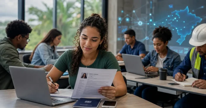 Emprego em Rondônia com jovens em qualificação profissional e uso de tecnologia