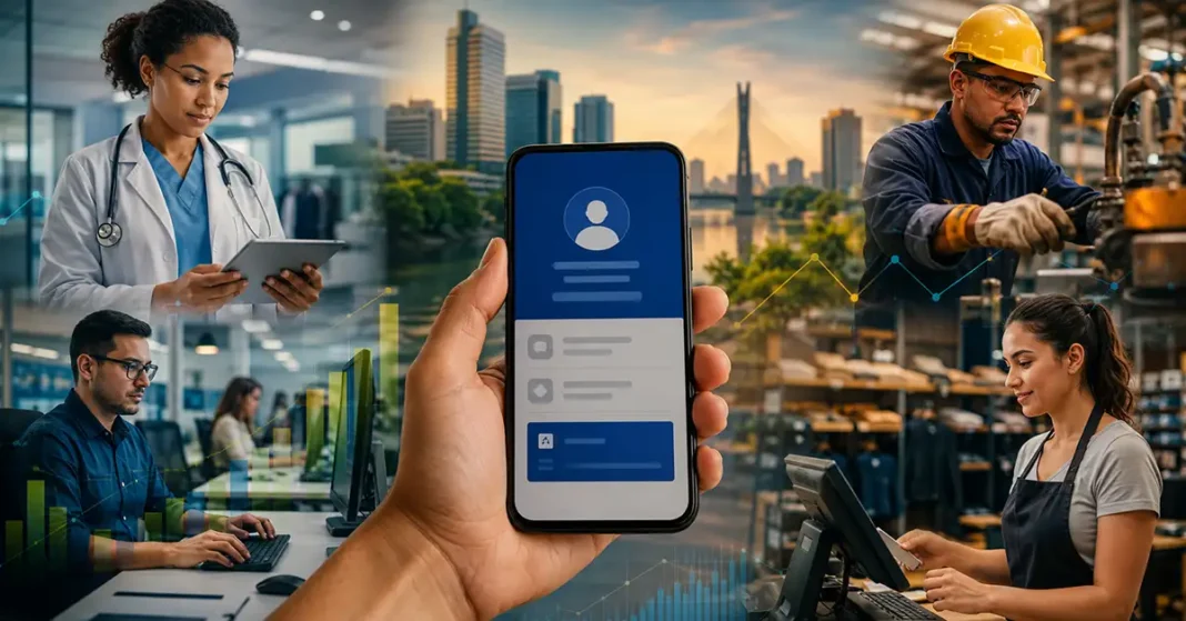 Mercado de trabalho formal chega a 62,2 milhões de vínculos no Brasil