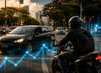 Motociclistas representam maioria das mortes no trânsito em Rondônia Motociclista em cruzamento urbano representa alerta sobre mortes no trânsito em Rondônia