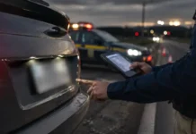 Motorista é levado à delegacia após placa irregular ser identificada pela PRF Placa irregular é verificada pela PRF durante fiscalização em rodovia federal.