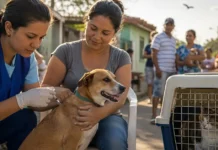 Cacoal faz vacinação contra raiva após morcego positivo no município Vacinação contra raiva em Cacoal atende cães e gatos após morcego positivo no município.