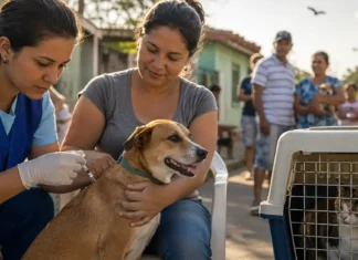 Cacoal faz vacinação contra raiva após morcego positivo no município Vacinação contra raiva em Cacoal atende cães e gatos após morcego positivo no município.