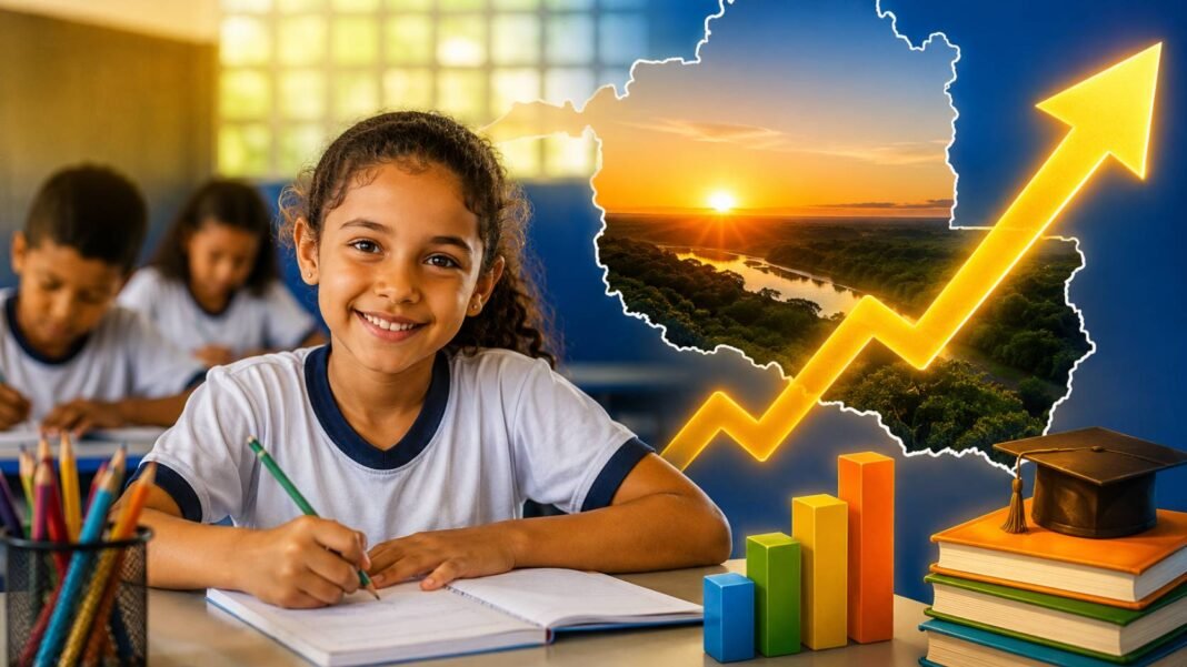 Rondônia atinge 74% de crianças alfabetizadas e supera meta nacional antes do prazo