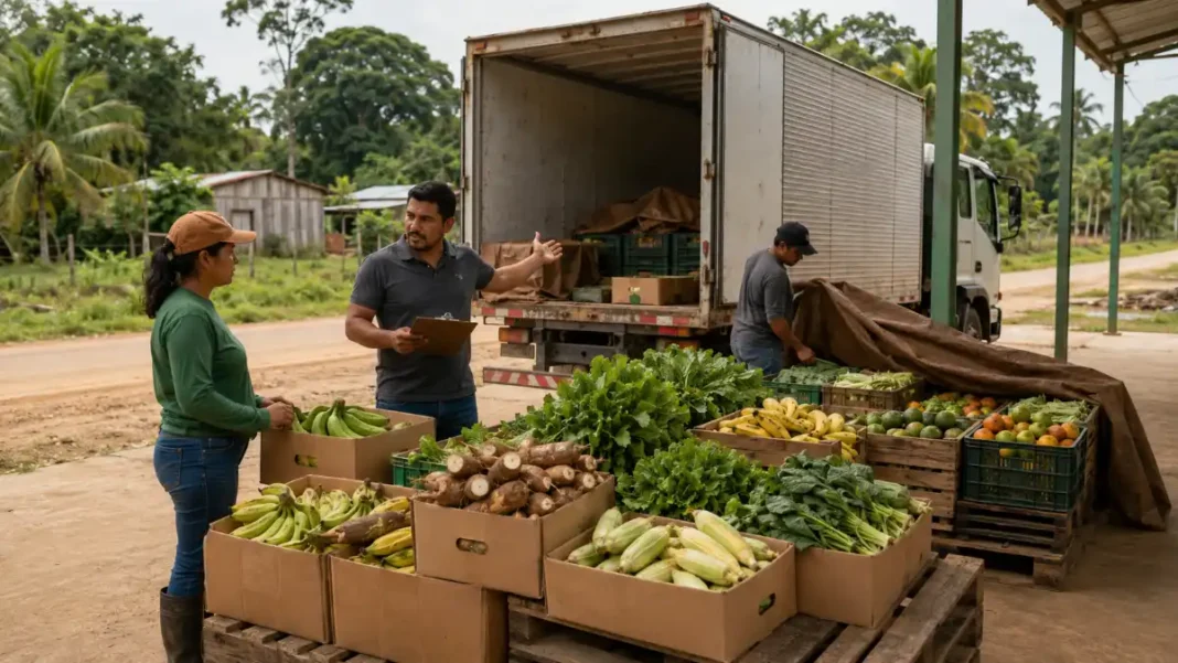 Transporte gratuito leva produção rural às feiras de Porto Velho