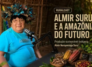 Almir Suruí defende autonomia indígena e produção sustentável Almir Suruí participa do RuralCast sobre produção sustentável indígena em Rondônia, autonomia Paiter Suruí e futuro da Amazônia